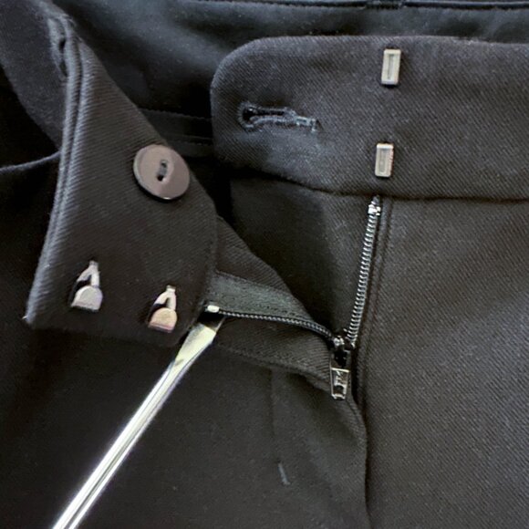 Express Stretch+ Midrise Skinny Work Pants Black Size 2R - Picture 6 of 9